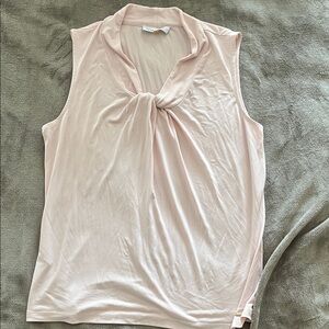 Calvin Klein Light Pink Sleeveless Blouse